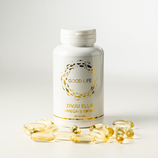 ZIVJU EĻĻA OMEGA-3 1000 mg (90 kapsulas)