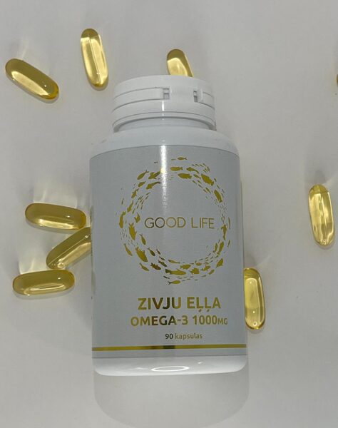 ZIVJU EĻĻA OMEGA-3 1000 mg (90 kapsulas)